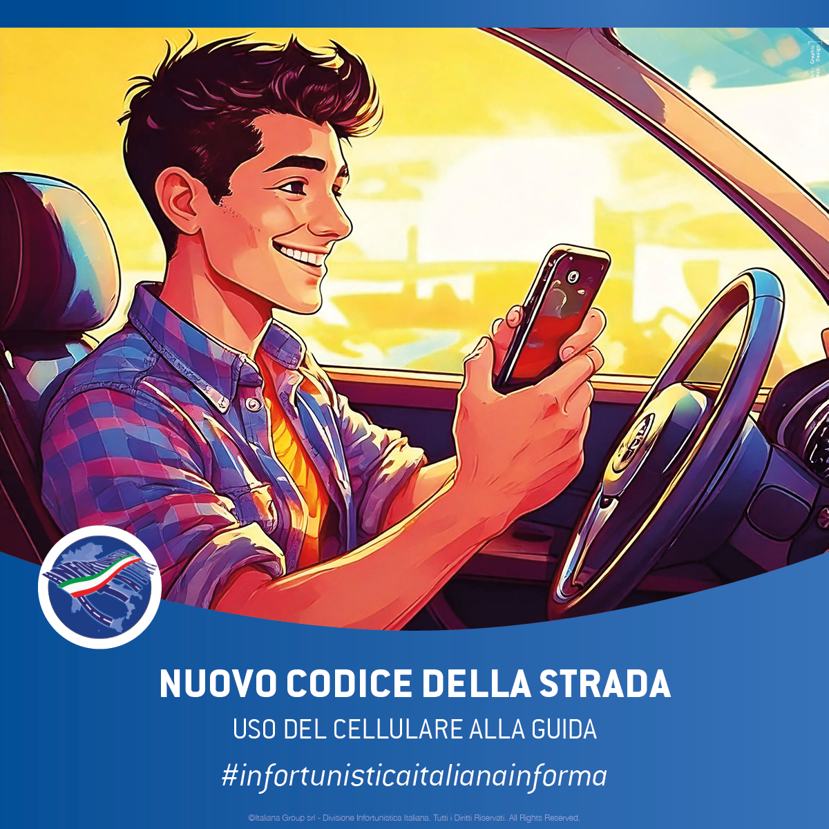 Nuovo Codice della Strada 2024 | Uso del cellulare alla guida