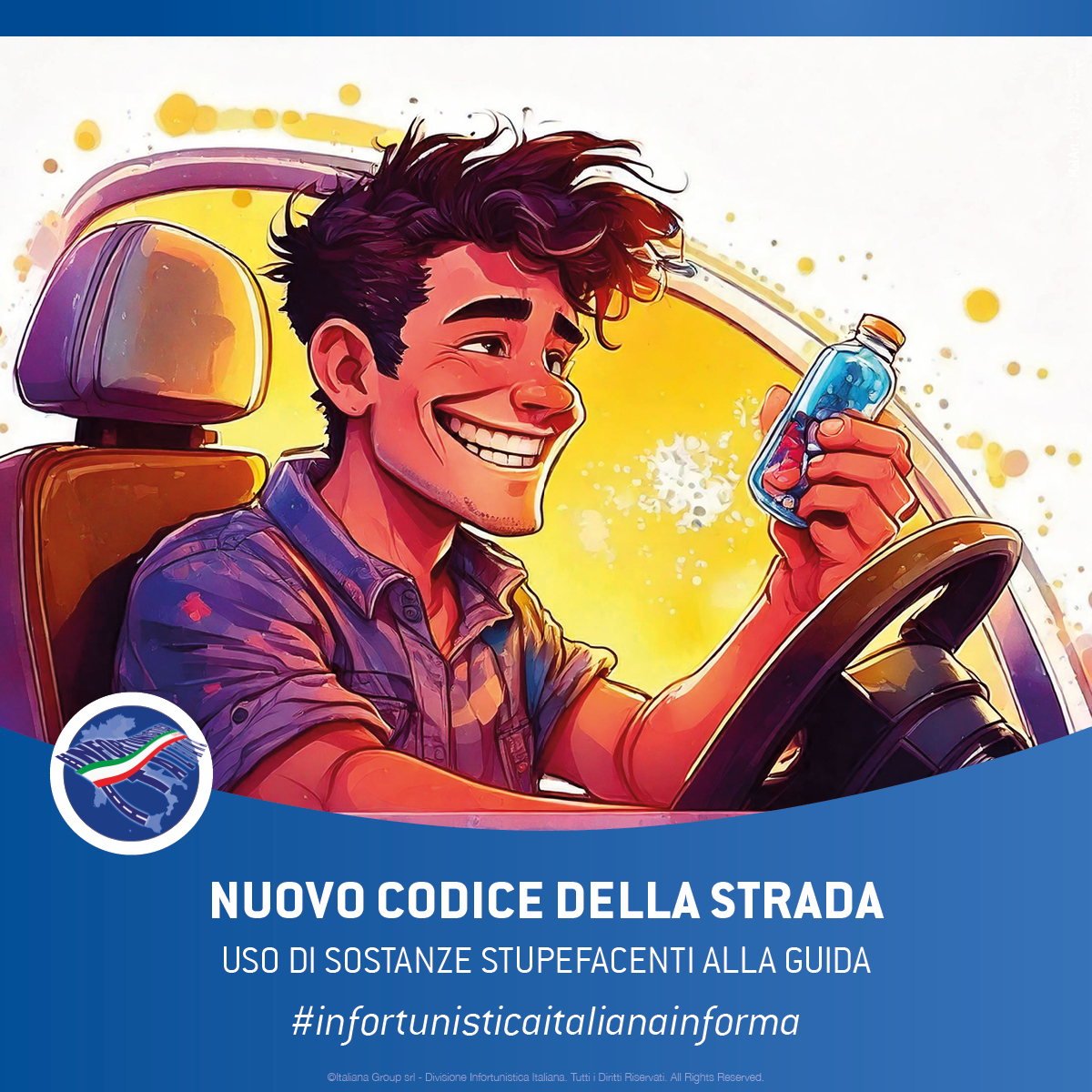 Nuovo Codice della Strada 2024 | Uso di sostanze stupefacenti alla guida