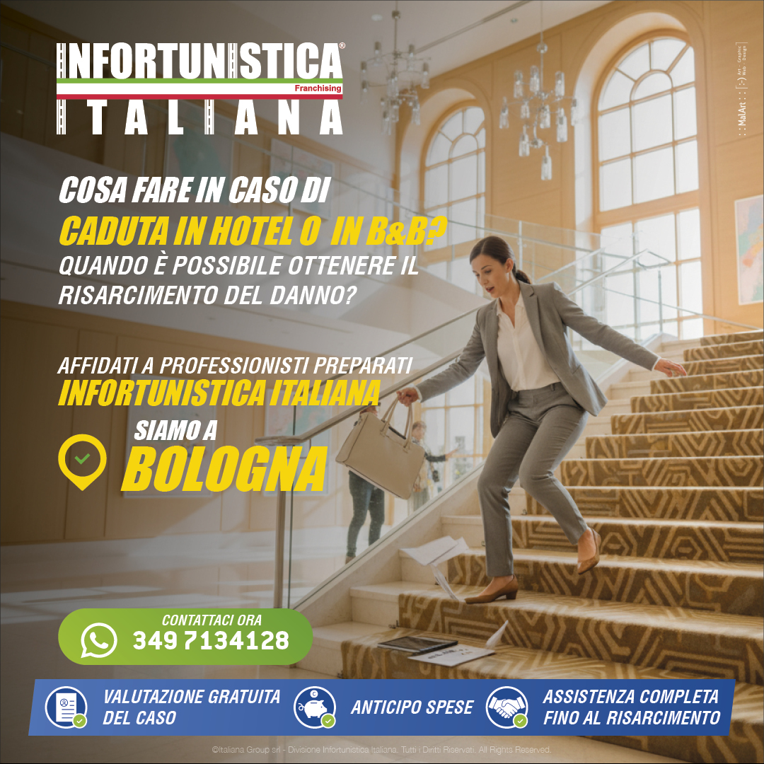 Caduta in Hotel o B&B: quando è possibile ottenere il Risarcimento del Danno?