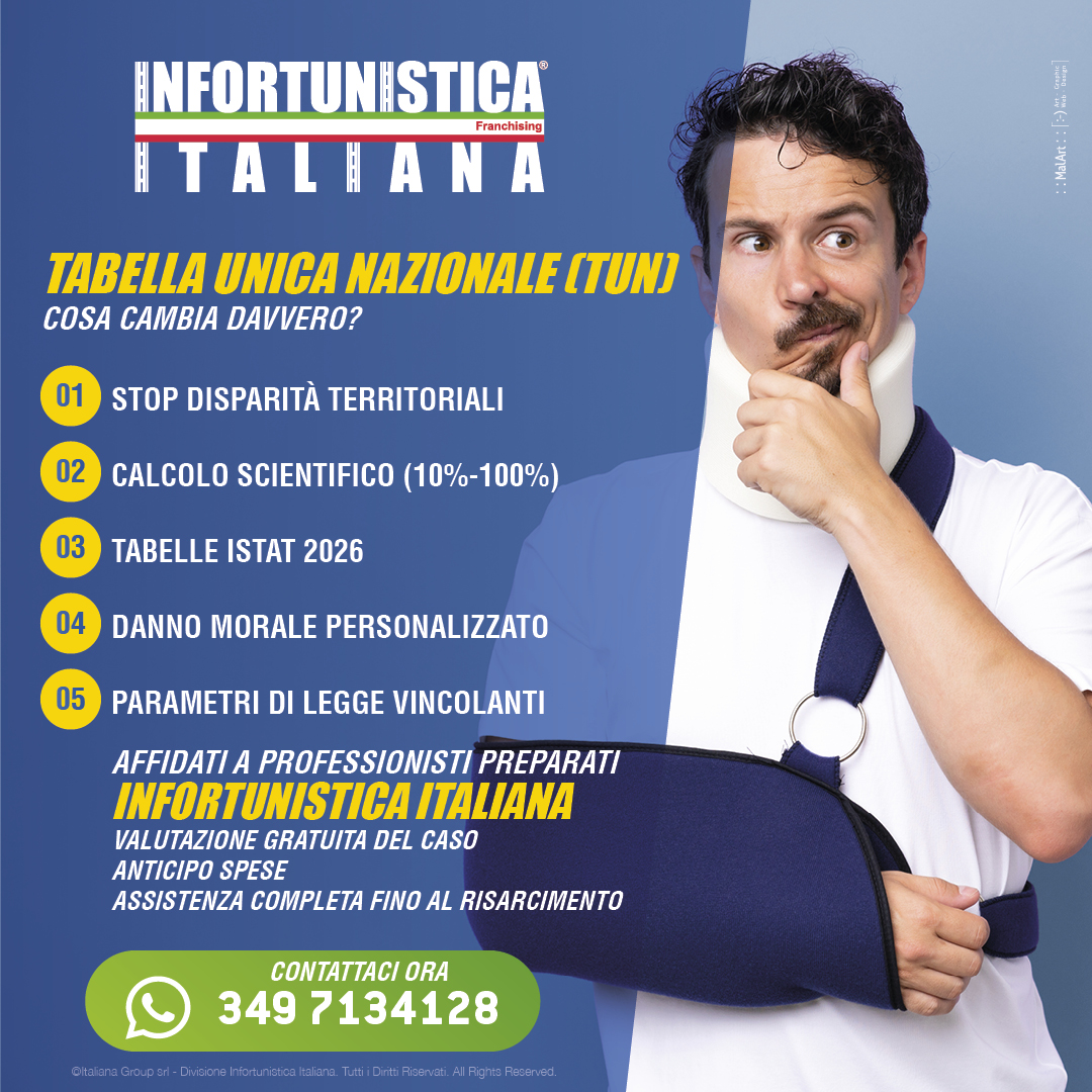 Nuove Tabelle Uniche per il Risarcimento Danni: cosa cambia per chi cerca un’infortunistica a Bologna