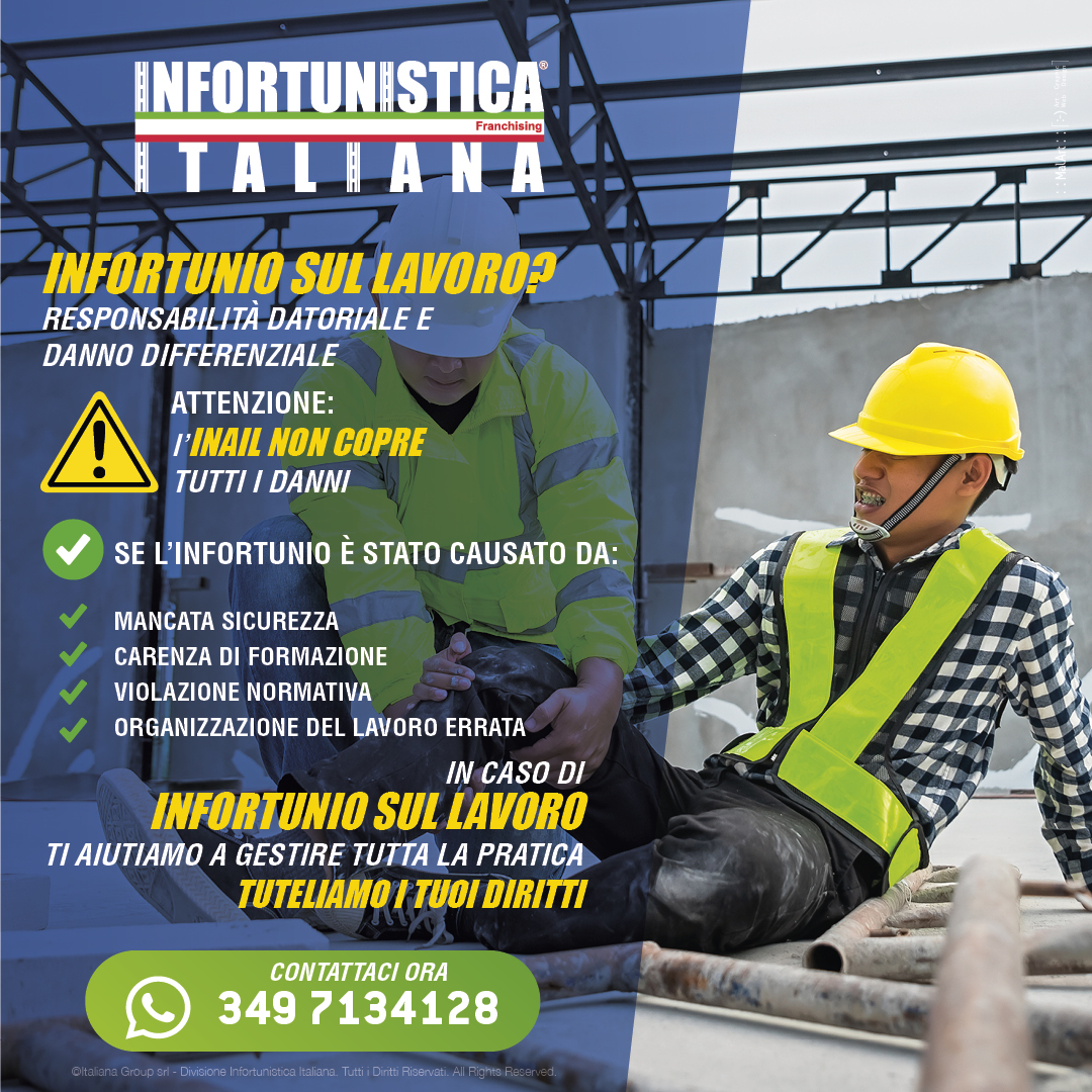 Responsabilità del datore di lavoro: quando puoi chiedere il risarcimento oltre INAIL e Danno Differenziale