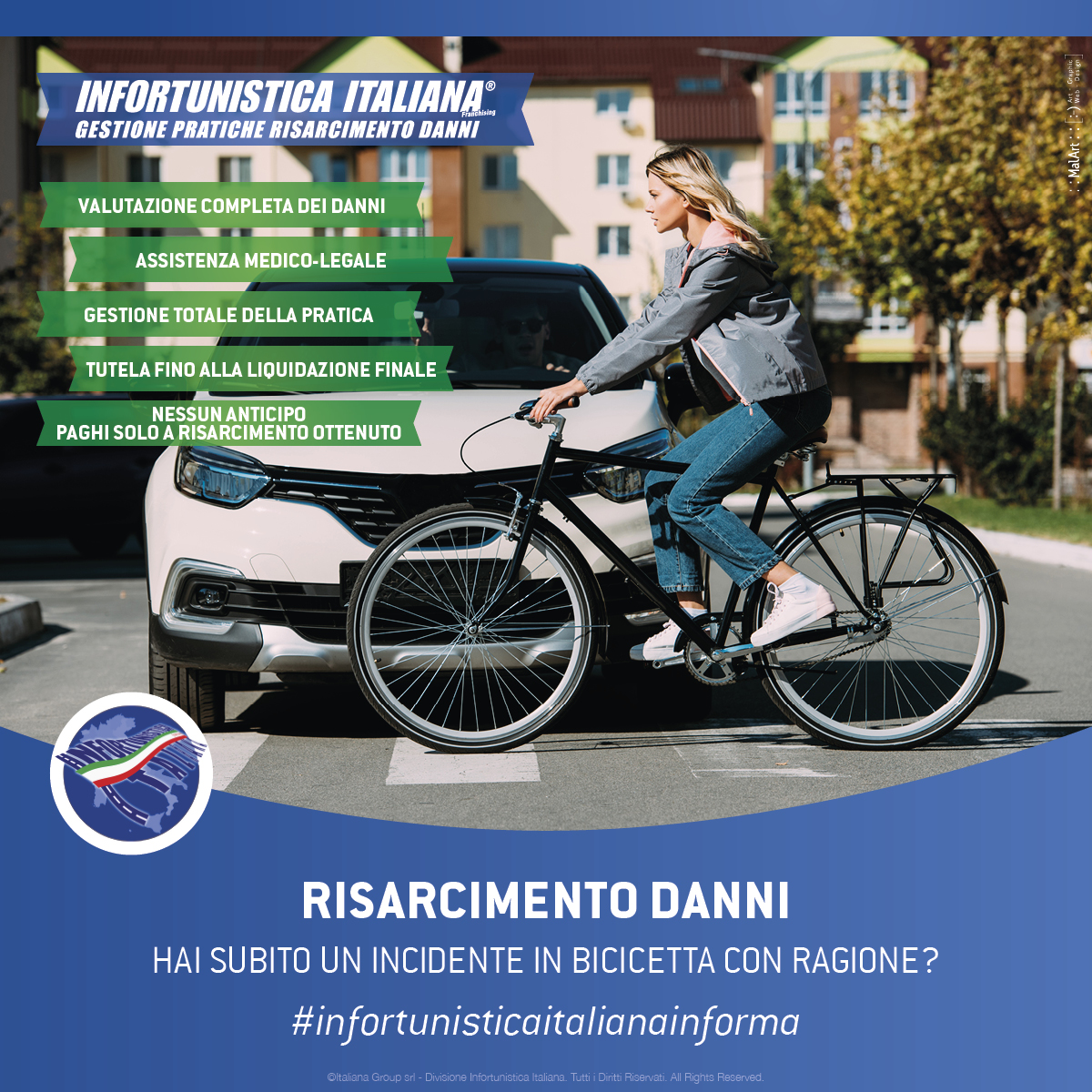 Incidente in Bicicetta con ragione? Guida al Risarcimento.