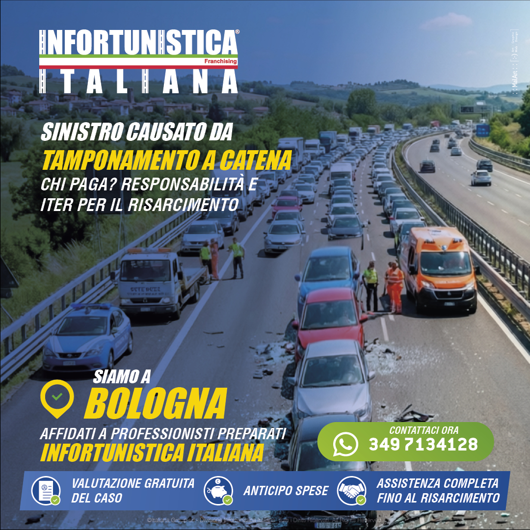 Tamponamento a catena: chi paga? Responsabilità e iter per il risarcimento