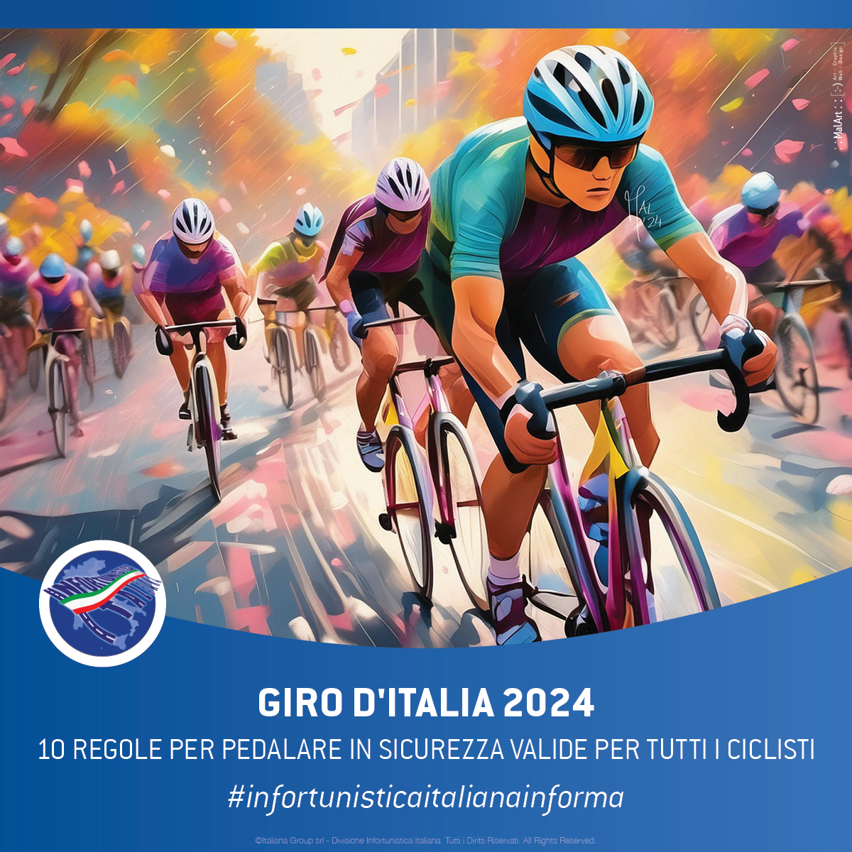 Giro d'Italia 2024: 10 regole per pedalare  in sicurezza valide per tutti i ciclisti