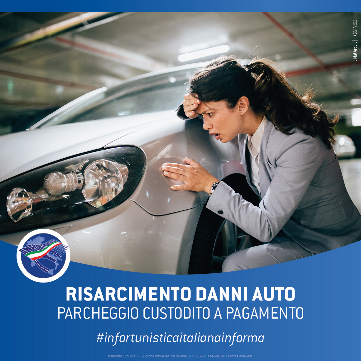 Risarcimento Danni Auto a seguito di un danneggiamento avvenuto in un Parcheggio Custodito a Pagamento.